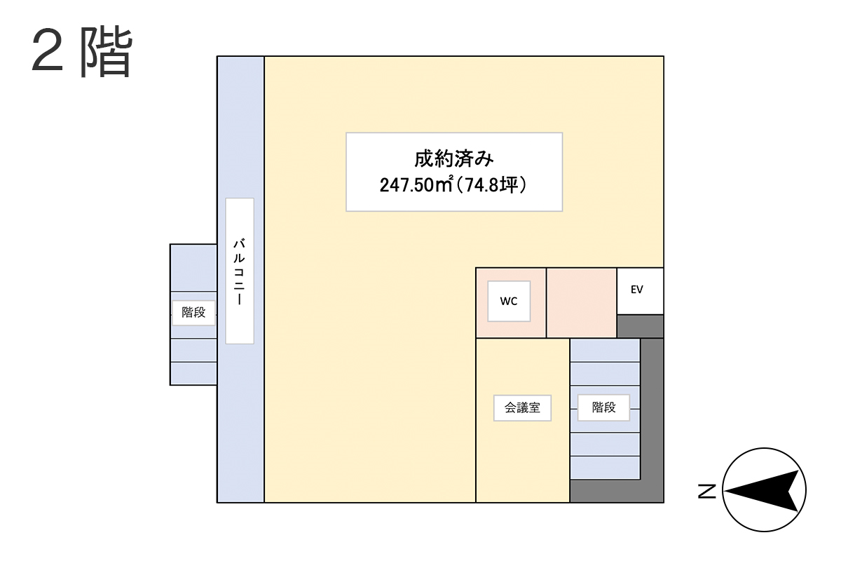 メディパーク高知駅2階フロアマップ